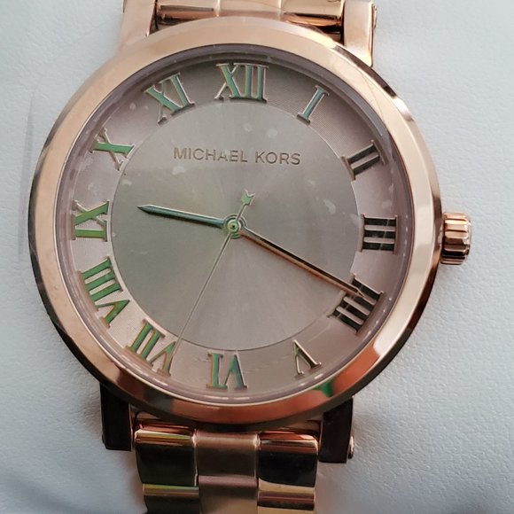 Michael Kors Norie Rose Gold-Tone Watch MK3561